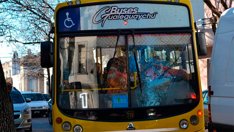 Se retomó el servicio de transporte en Gualeguaychú Se retomó el servicio de transporte en Gualeguaychú
