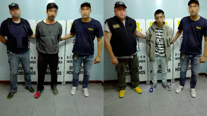 Dos de los detenidos en el marco de los allanamientos Dos de los detenidos en el marco de los allanamientos