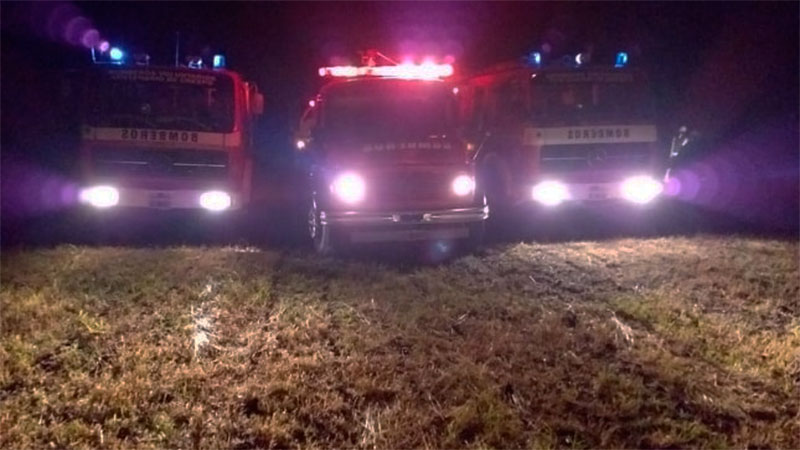 Se incendió un campo, entre Crespo y Aldea San Juan - Elonce.com