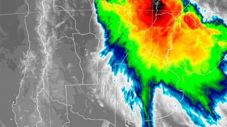 En Entre Ríos ya llovieron más de 200 milímetros y sigue en alerta por tormentas