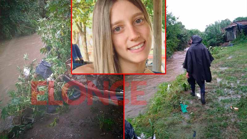 Fotos: Así está el arroyo y la zona donde buscan esta mañana a Fiorella